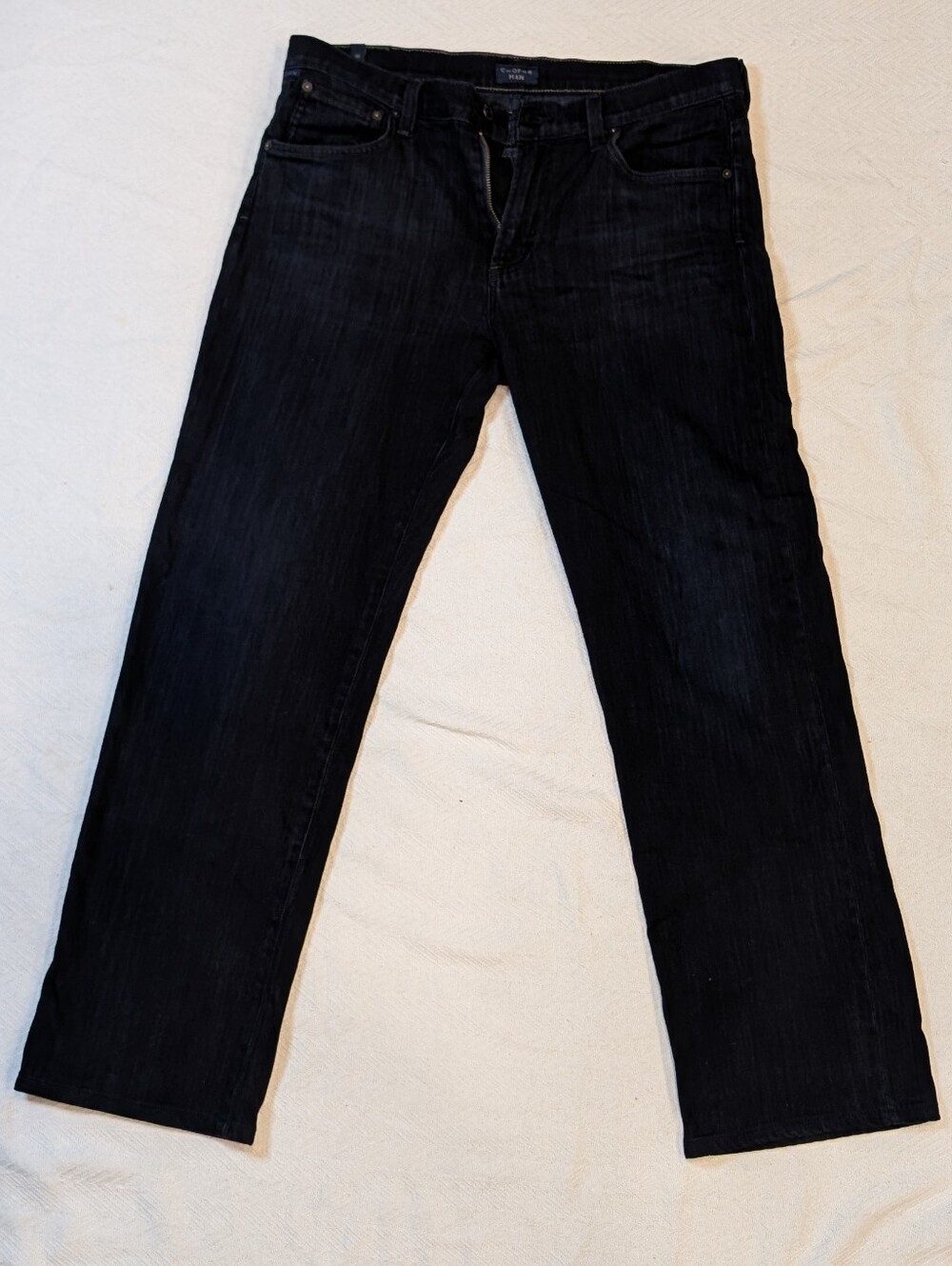 Citizens of Humanity SID Men’s Size 33 Black Straight Leg Stretch Jeans